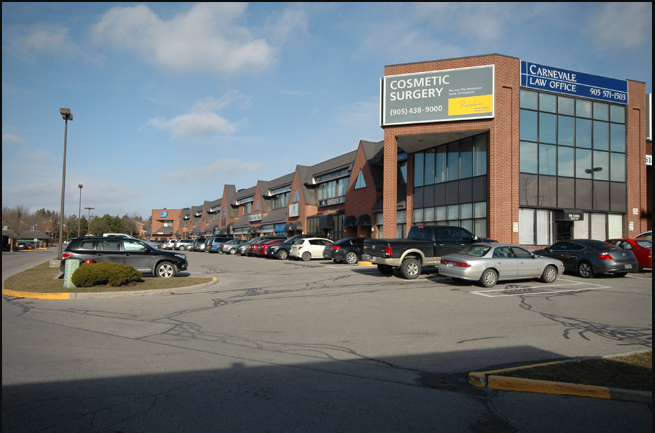 Modern interior with three tables and chairs